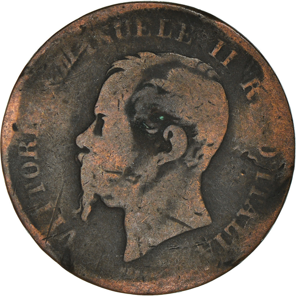 Coin, Italy, 5 Centesimi, 1867