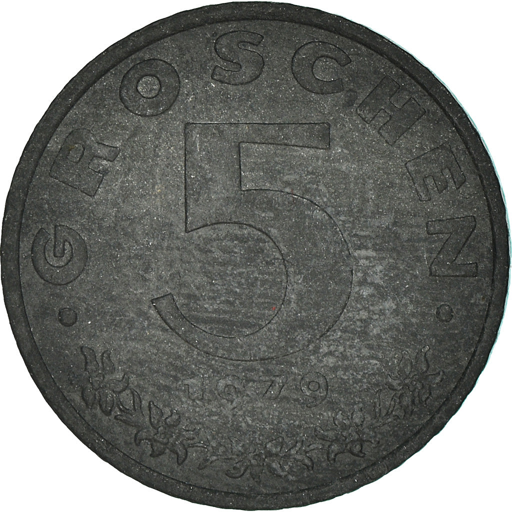 Coin, Austria, 5 Groschen, 1979