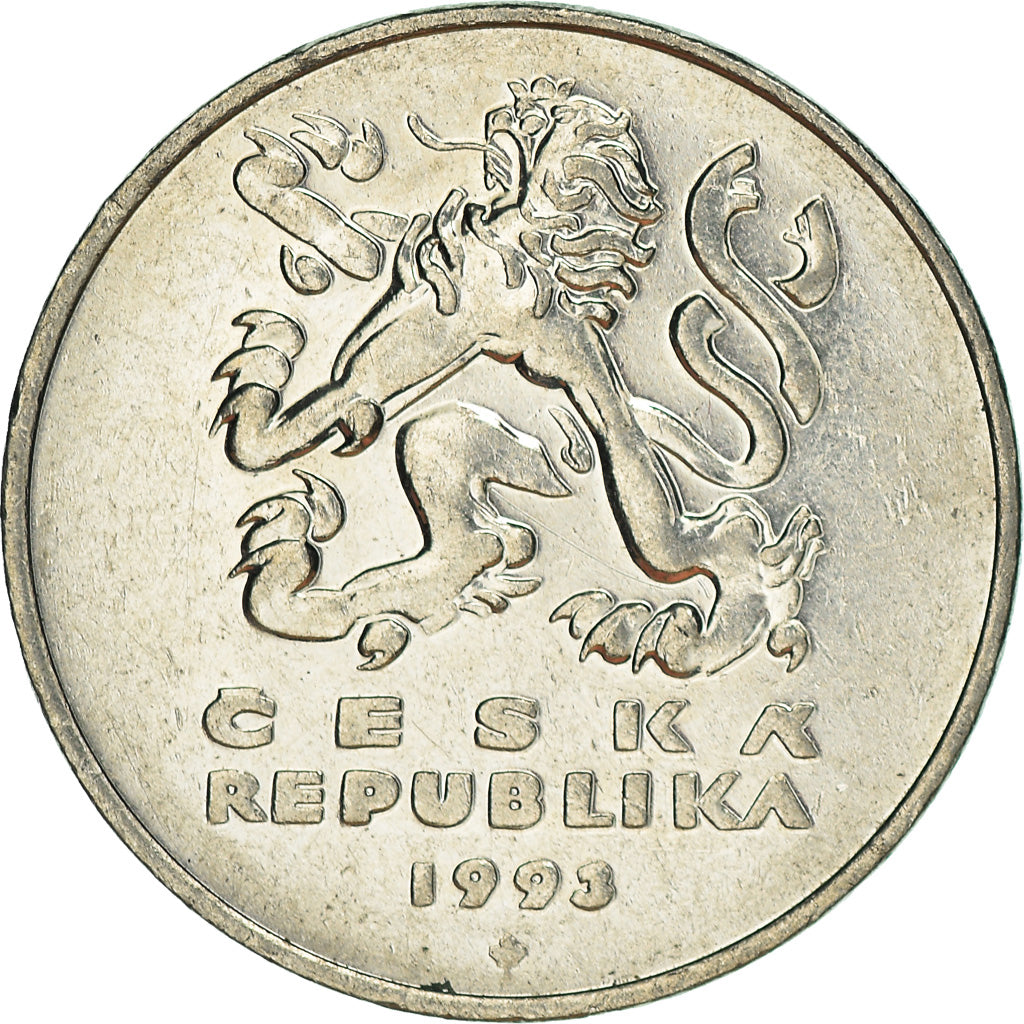 Moneta, Czechy, 5 Korun, 1993