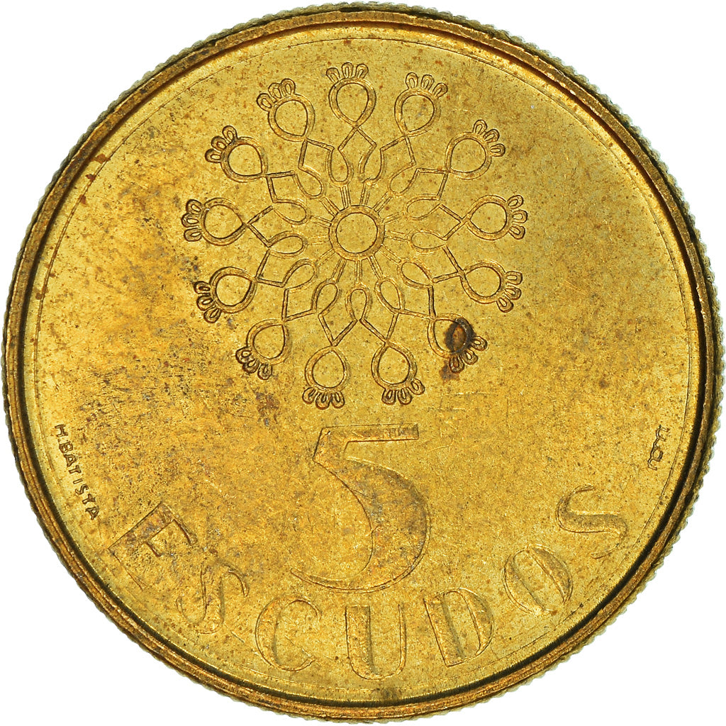 Munten, Portugal, 5 Escudos, 1991