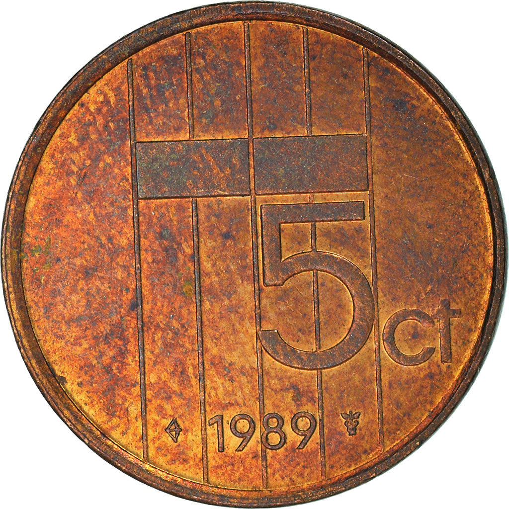 Moneta, Holandia, 5 Cents, 1989