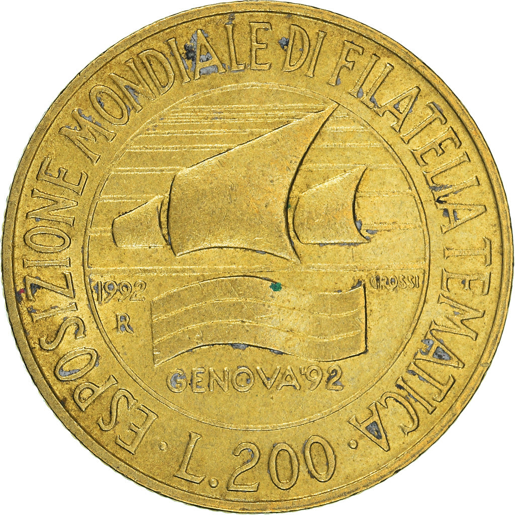 Munten, Italië, 200 Lire, 1992