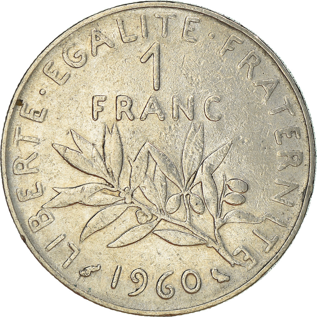 Moneta, Francja, Franc, 1960