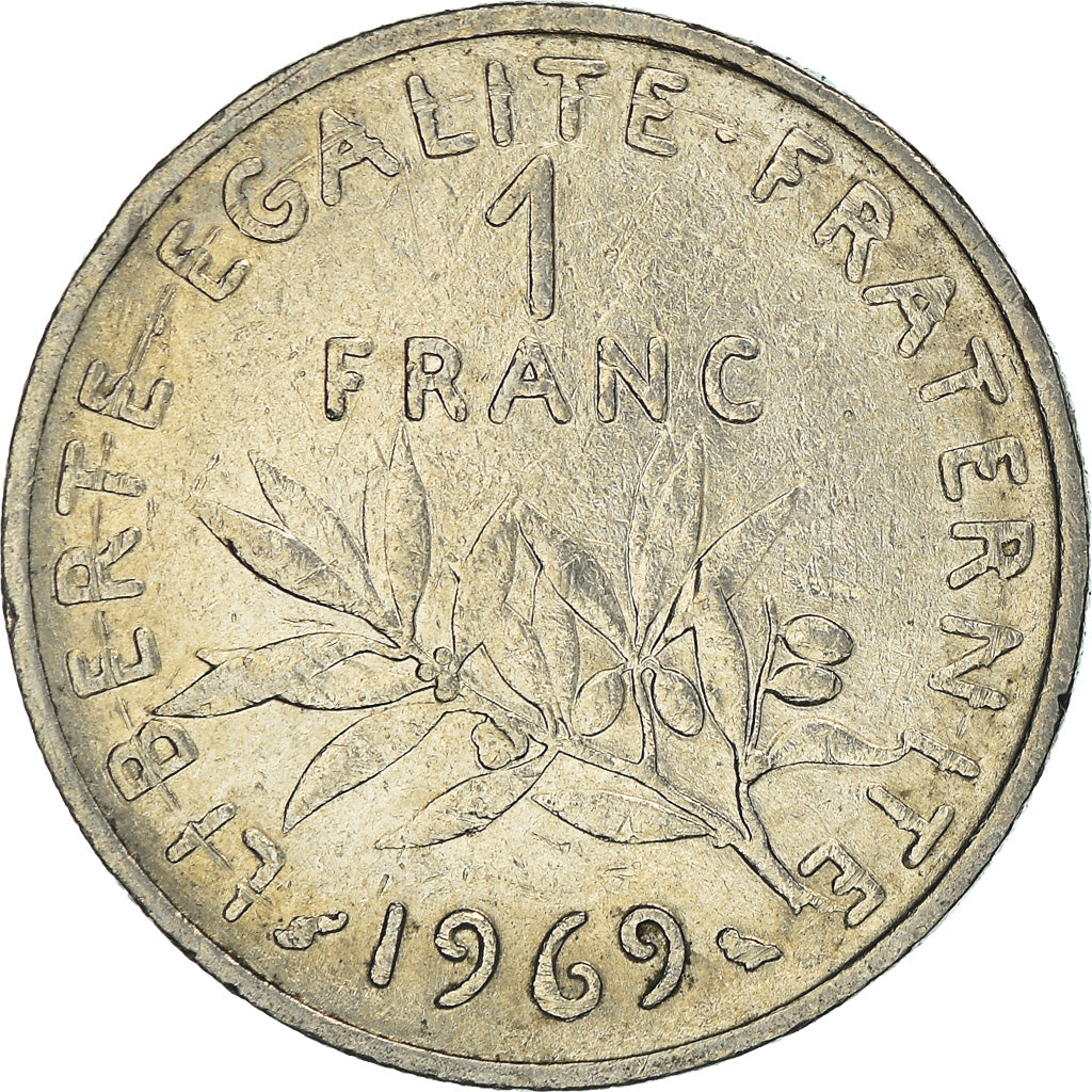 Moneta, Francja, Franc, 1969