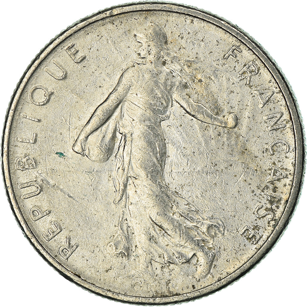 Munten, Frankrijk, 1/2 Franc, 1973