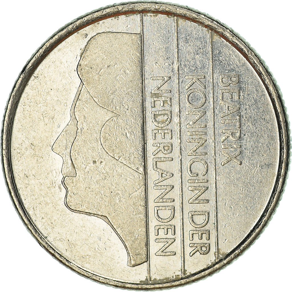 Moeda, Países Baixos, 25 Cents, 1985