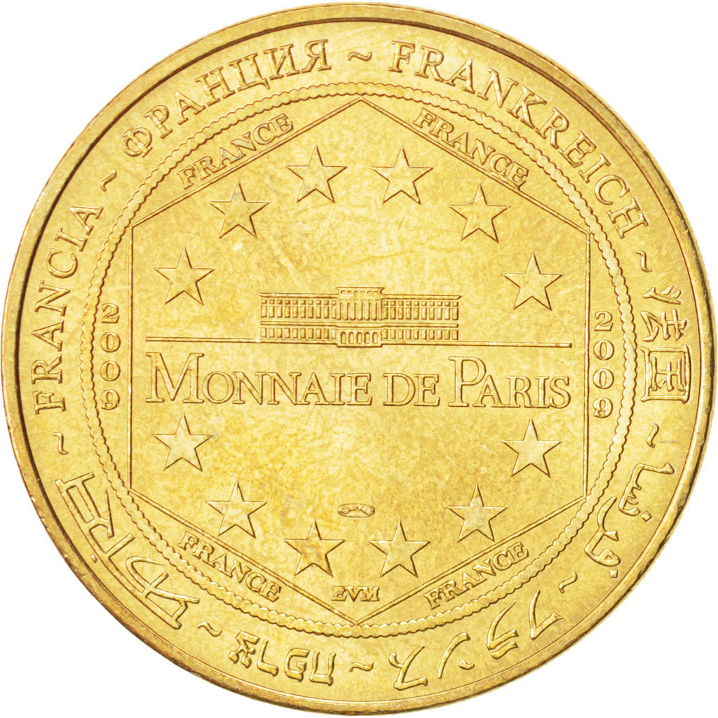 France, Token, Tourist Token, Arts & Culture, 2009, MS(63), Cupro-nickel