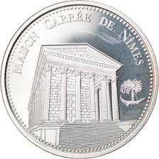 France, Medal, Nimes - La Maison Carrée, Arts & Culture, MS(65-70), Silver