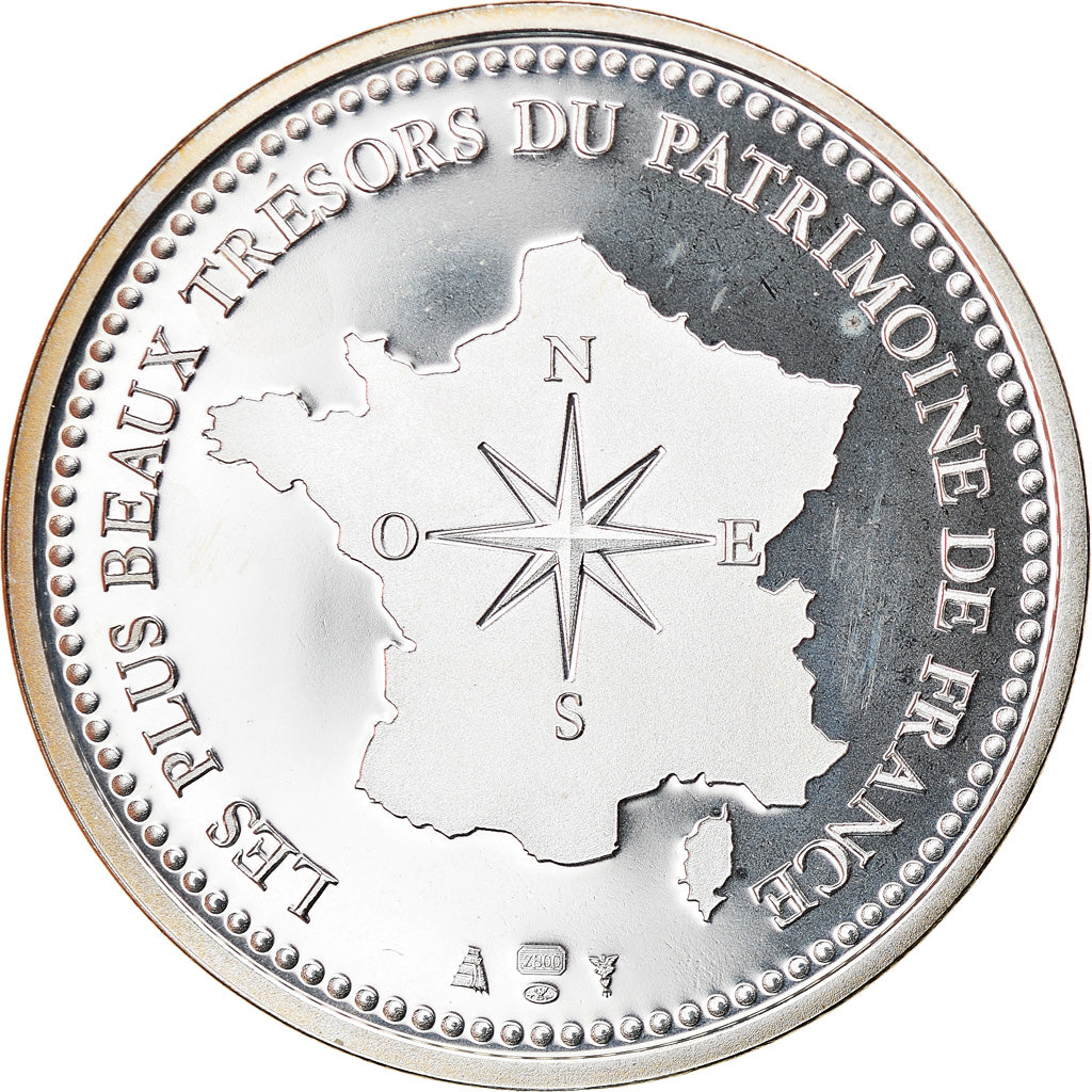 France, Medal, Nimes - La Maison Carrée, Arts & Culture, MS(65-70), Silver