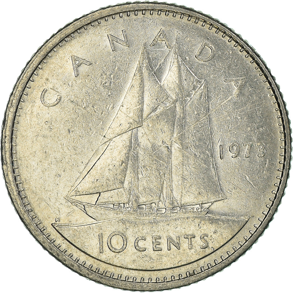 Moneta, Canada, 10 Cents, 1973