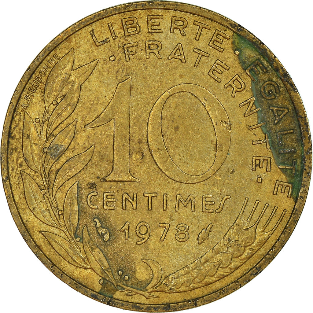 Moneta, Francia, 10 Centimes, 1978