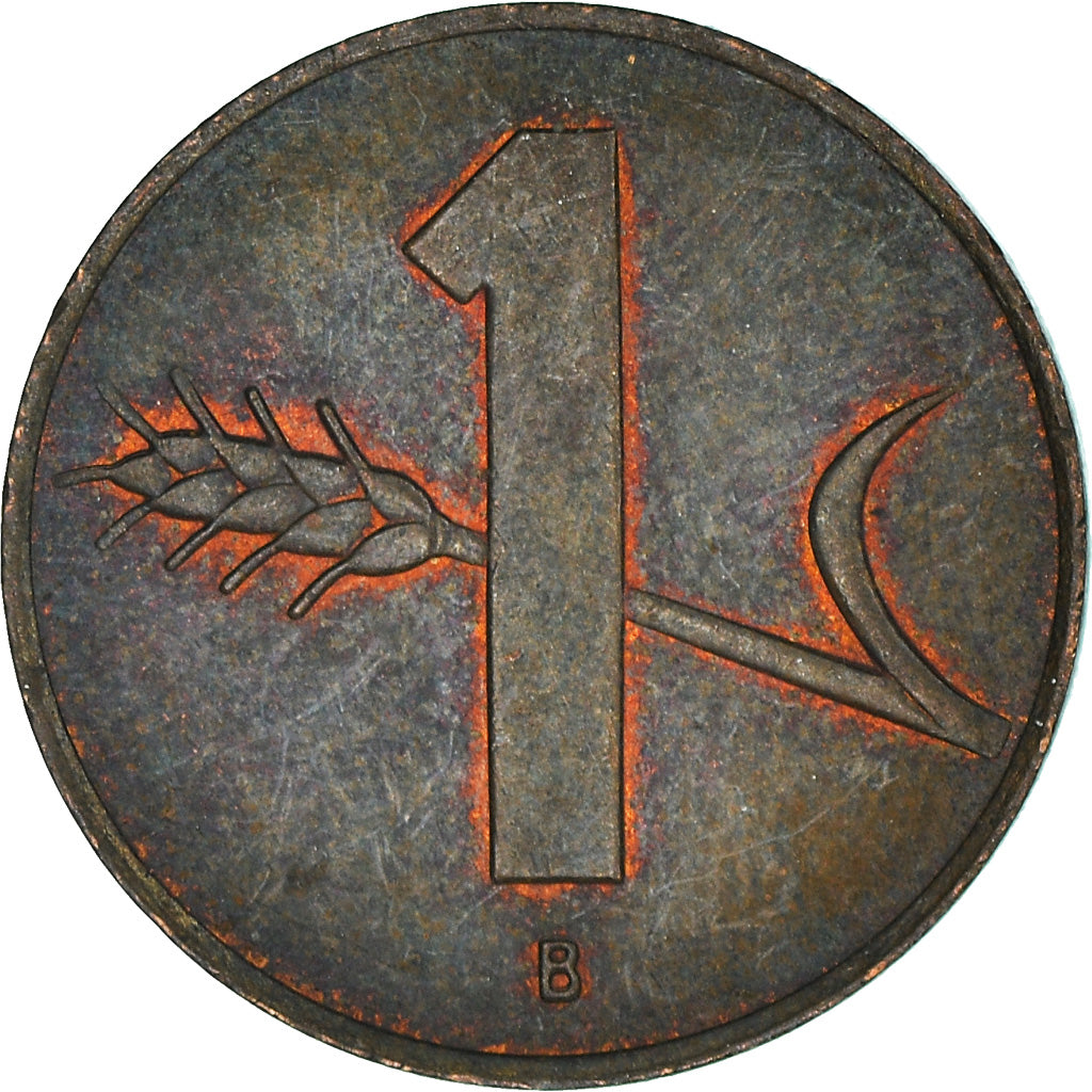 Münze, Schweiz, Rappen, 1966