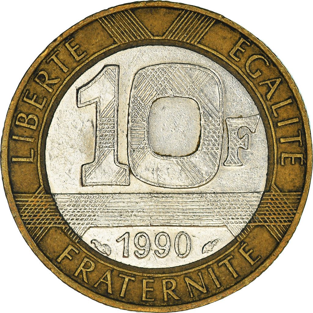 Moneta, Francia, 10 Francs, 1990