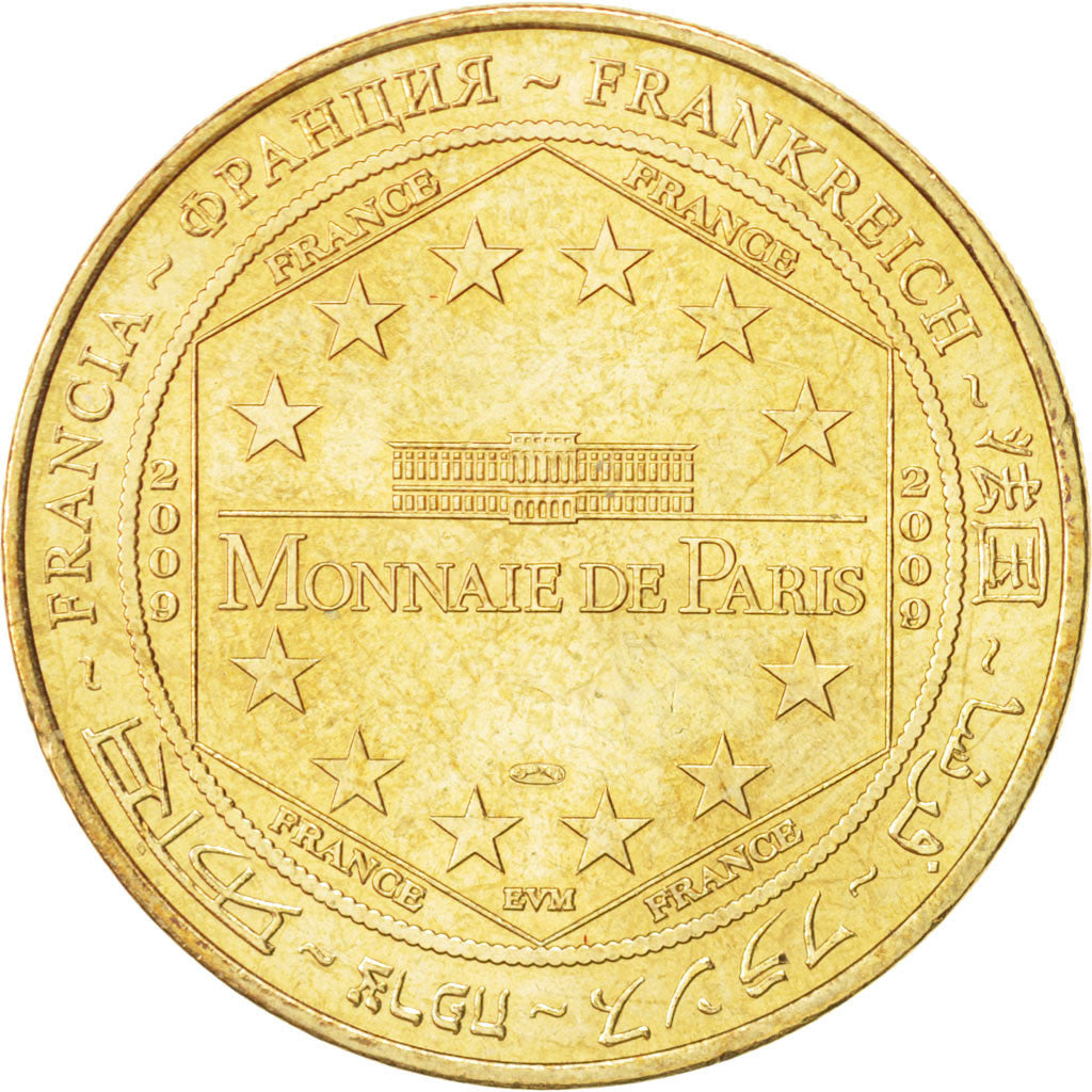 France, Token, Tourist Token, Arts & Culture, 2009, MS(63), Cupro-nickel
