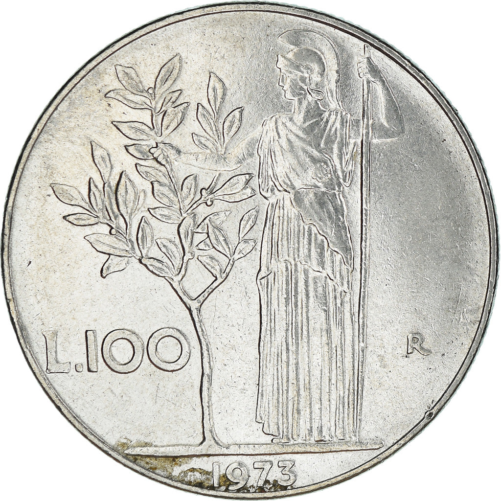 Moneda, Italia, 100 Lire, 1973