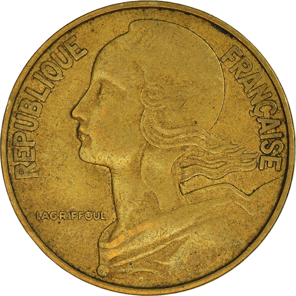 Münze, Frankreich, 20 Centimes, 1964