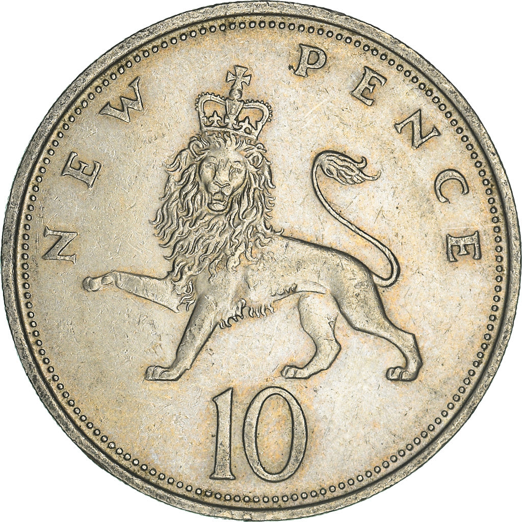 Munten, Groot Bretagne, 10 New Pence, 1969