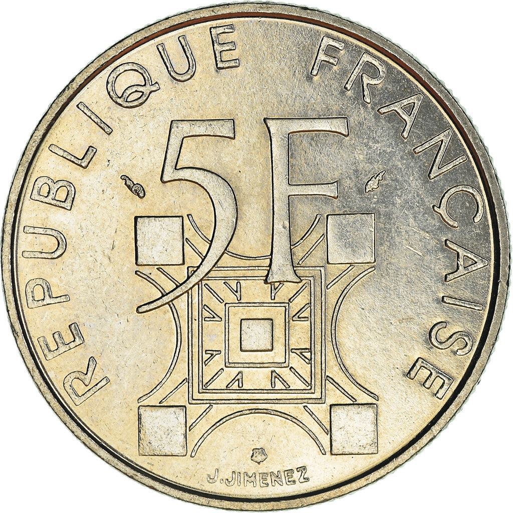 Coin, France, 5 Francs, 1989