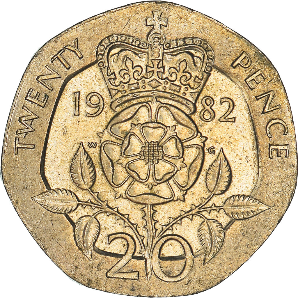 Monnaie, Grande-Bretagne, 20 Pence, 1982