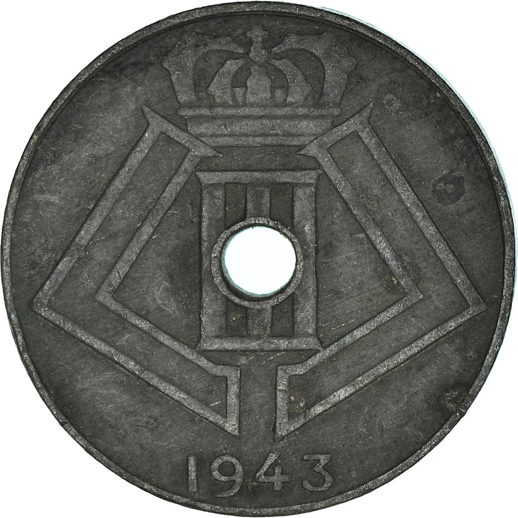 Monnaie, Belgique, 10 Centimes, 1943