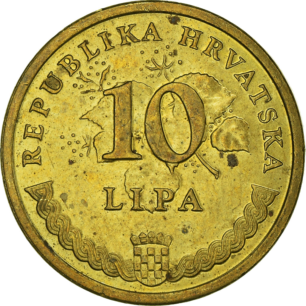 Moeda, Croácia, 10 Lipa