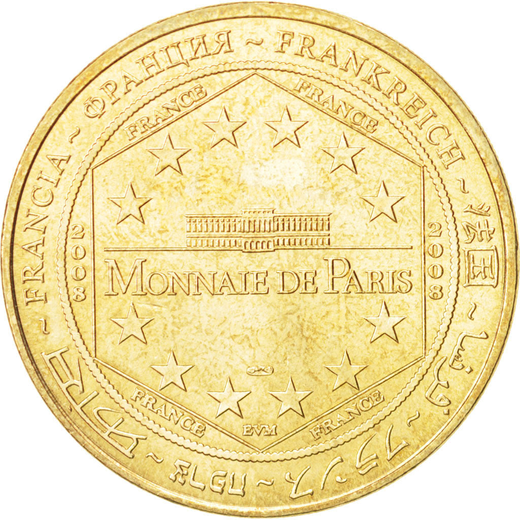 Francia, Token, Tourist Token, Arts & Culture, 2008, SPL, Rame-nichel-alluminio