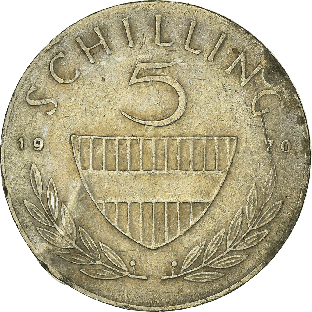 Coin, Austria, 5 Schilling, 1970
