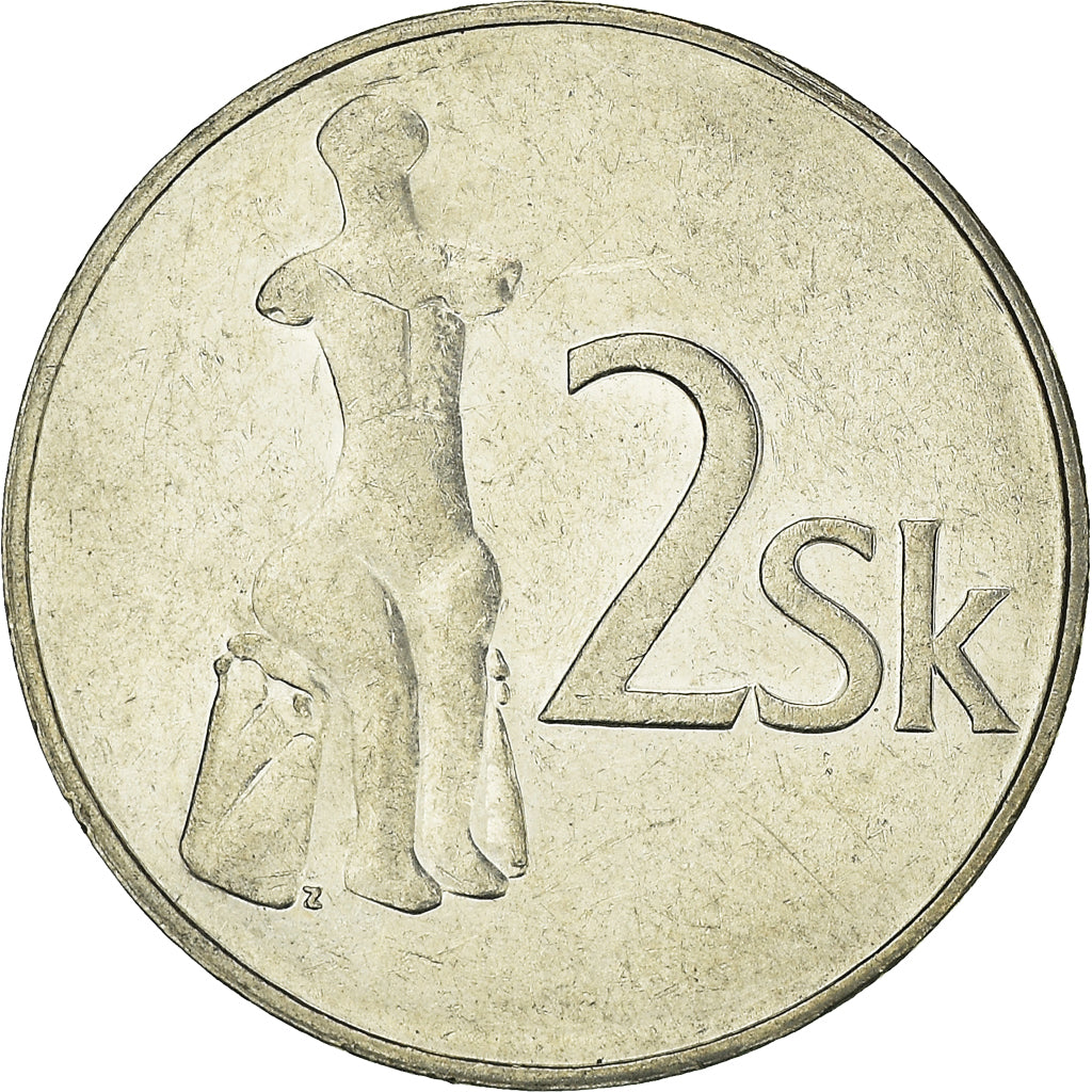 Monnaie, Slovaquie, 2 Koruna, 1993