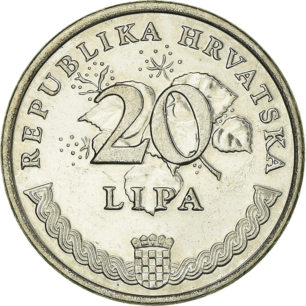 Moeda, Croácia, 20 Lipa