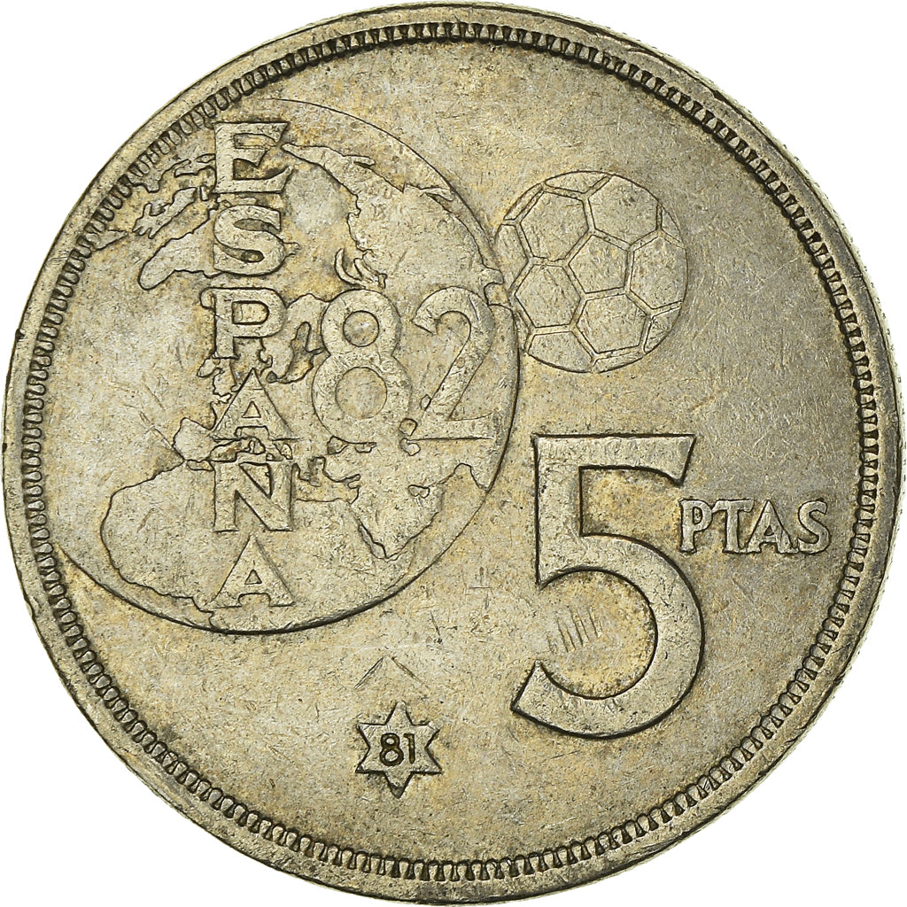 Moneta, Hiszpania, 5 Pesetas, 1980 (82)