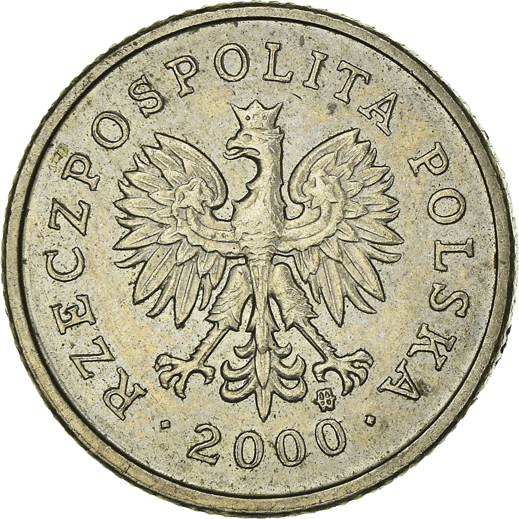 Moneta, Polonia, 20 Groszy, 2000