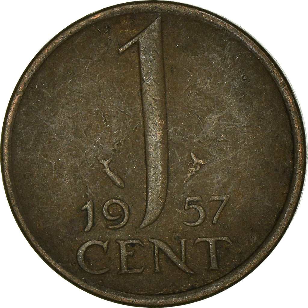 Münze, Niederlande, Cent, 1957