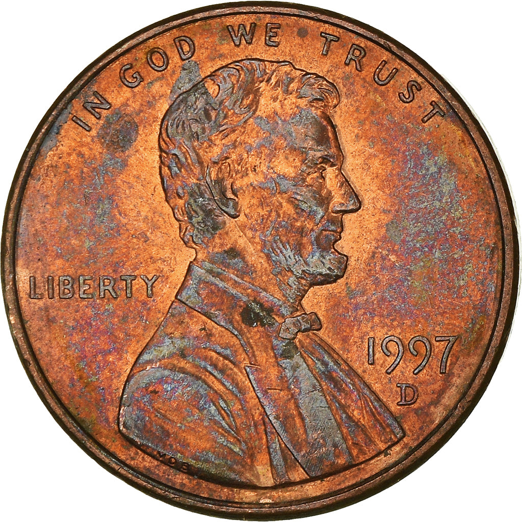 Monnaie, États-Unis, Cent, 1997