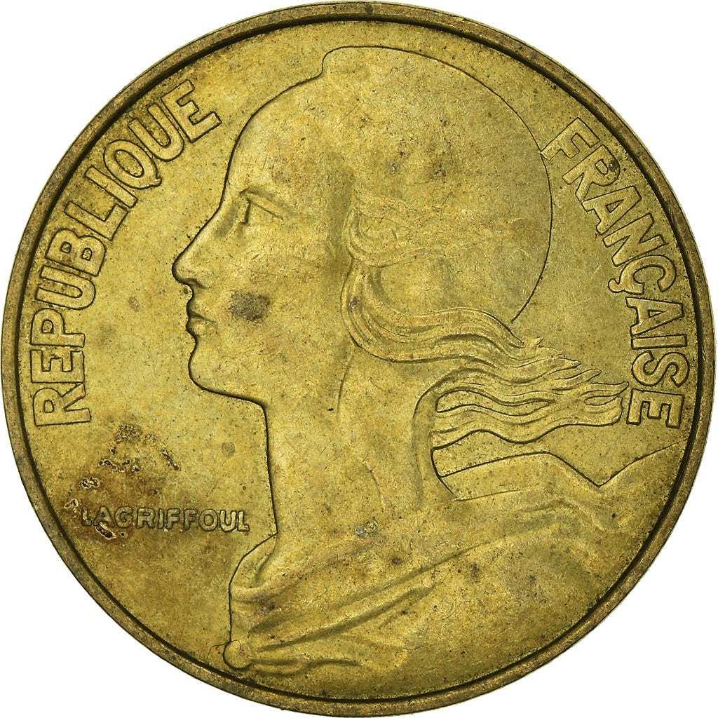 Moeda, França, 20 Centimes, 1981