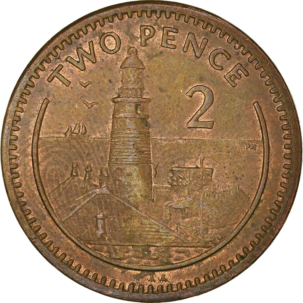 Moneta, Gibilterra, 2 Pence, 1998