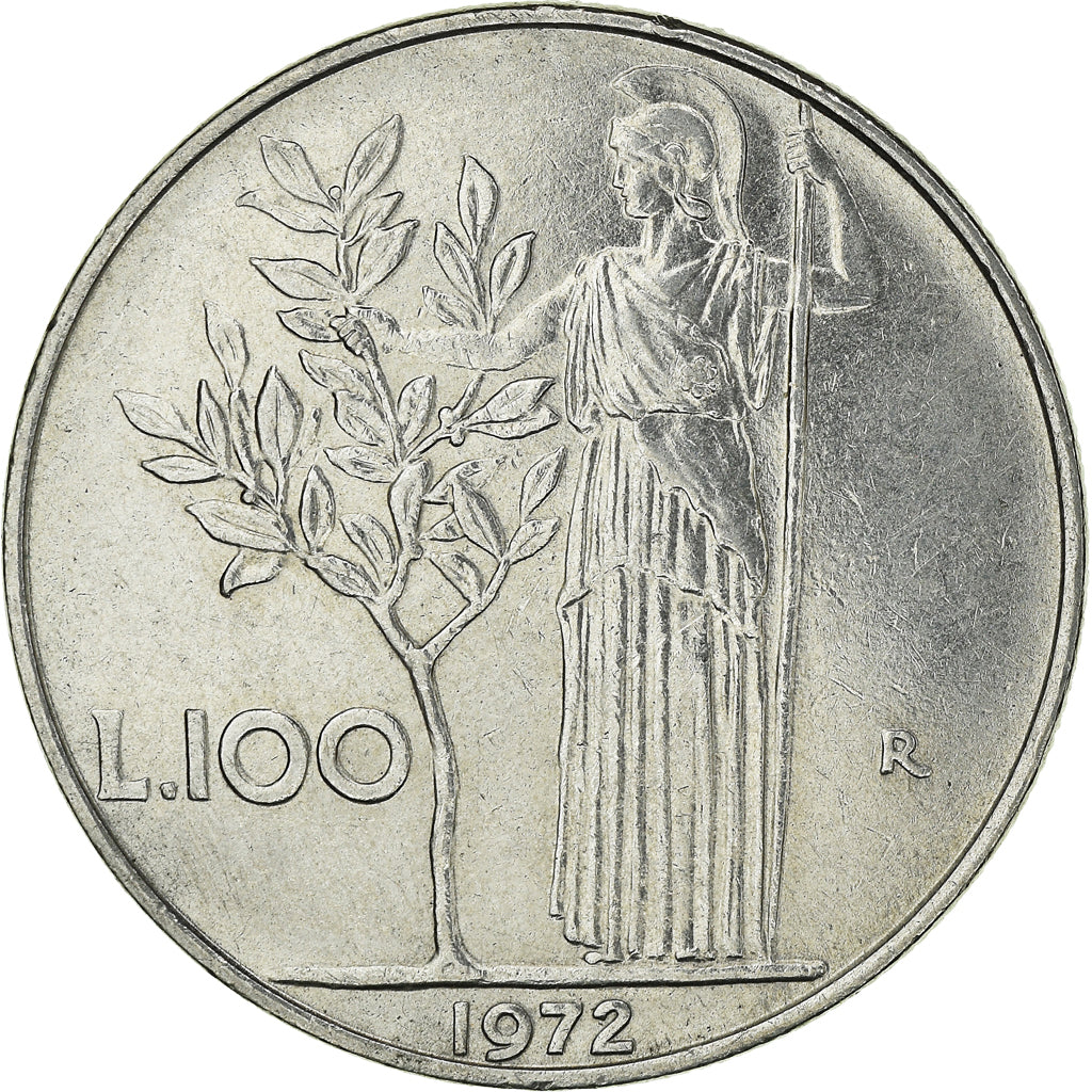 Moneta, Italia, 100 Lire, 1972