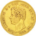 ITALIAN STATES, 20 Lire, 1835, Genoa, KM #131.2, EF(40-45), Gold, 21
