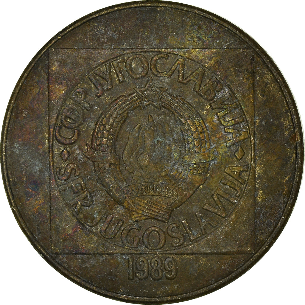 Münze, Jugoslawien, 100 Dinara, 1989