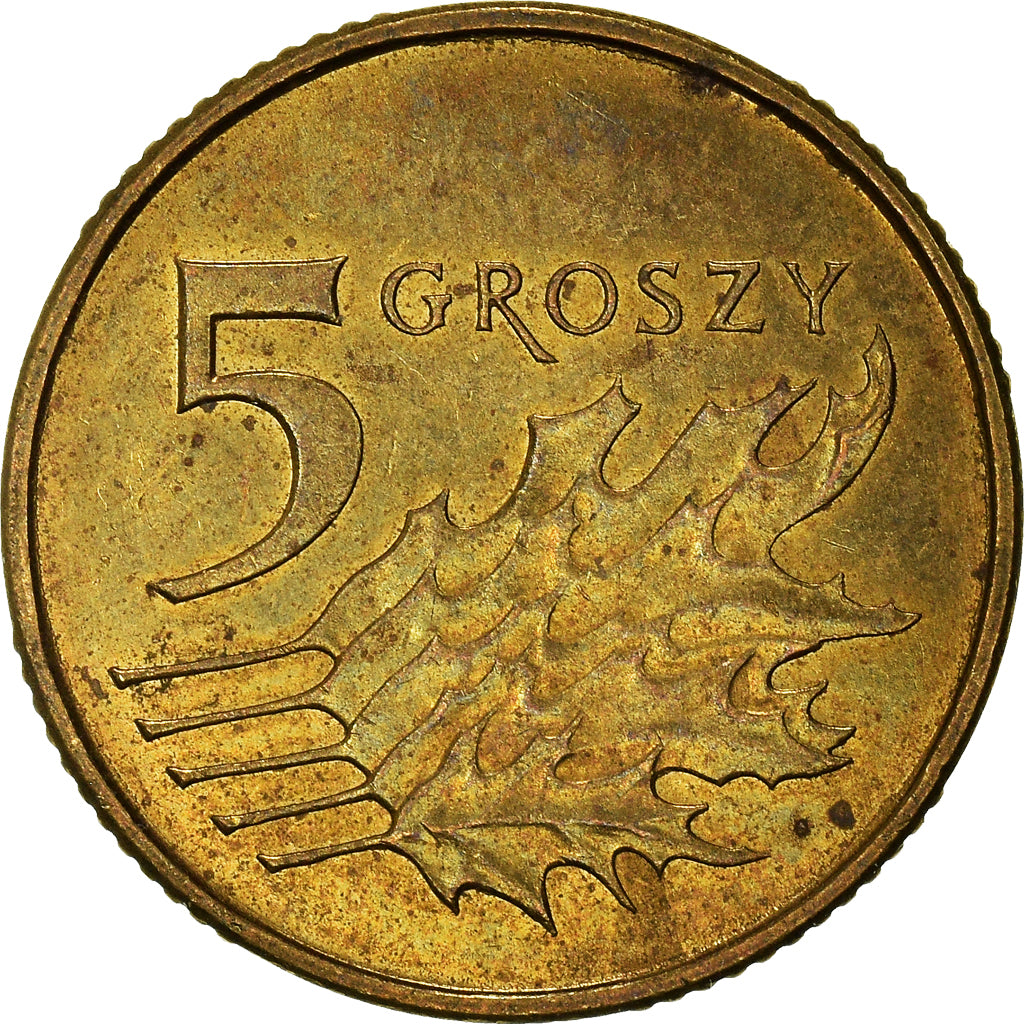 Moneta, Polska, 5 Groszy, 2011