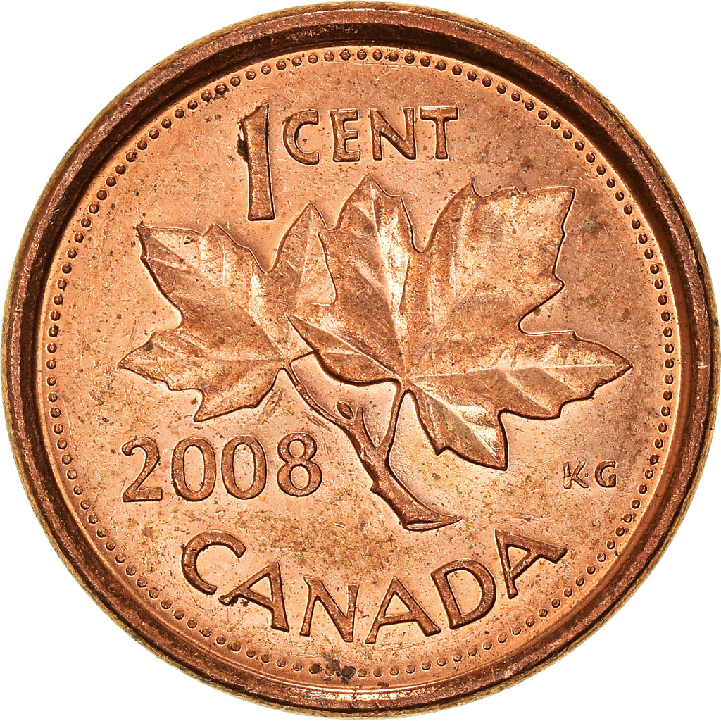 Moneta, Canada, Cent, 2008