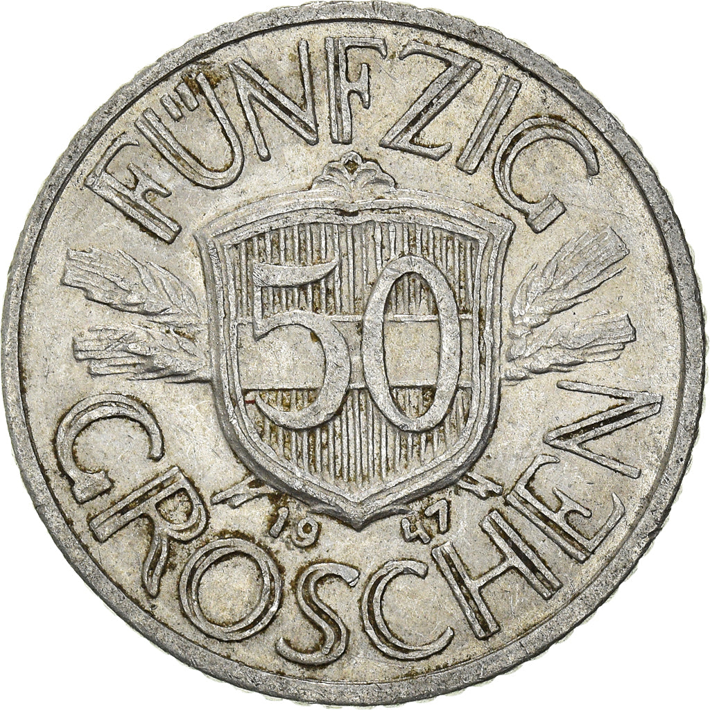Coin, Austria, 50 Groschen, 1947