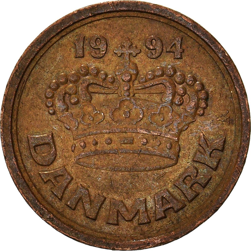 Moneta, Danimarca, 25 Öre, 1994