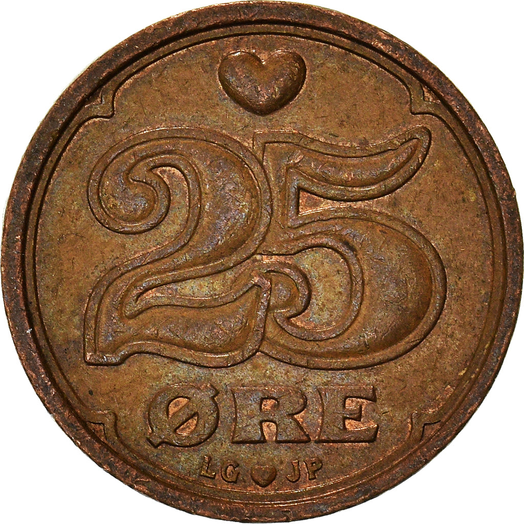 Moneta, Danimarca, 25 Öre, 1994