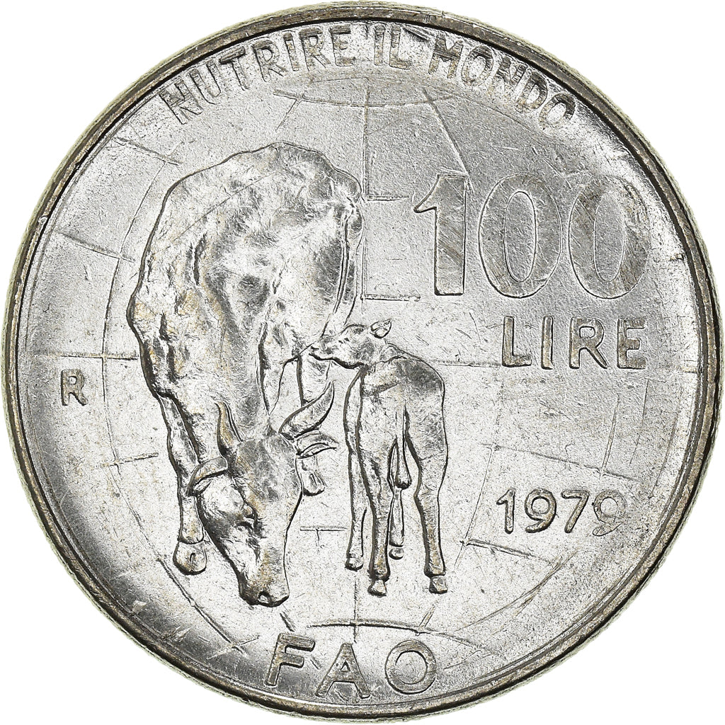 Moneda, Italia, 100 Lire, 1979