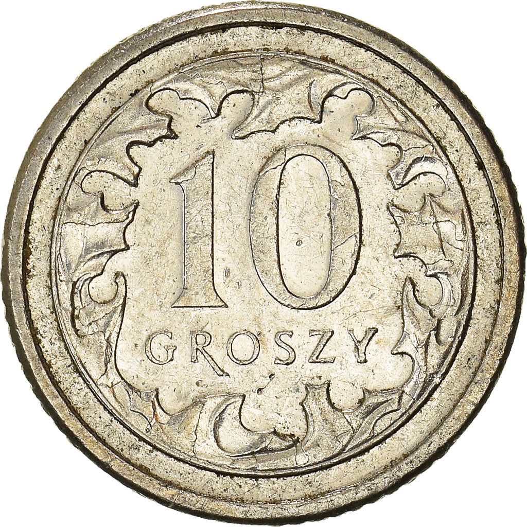 Moneta, Polonia, 10 Groszy, 2013