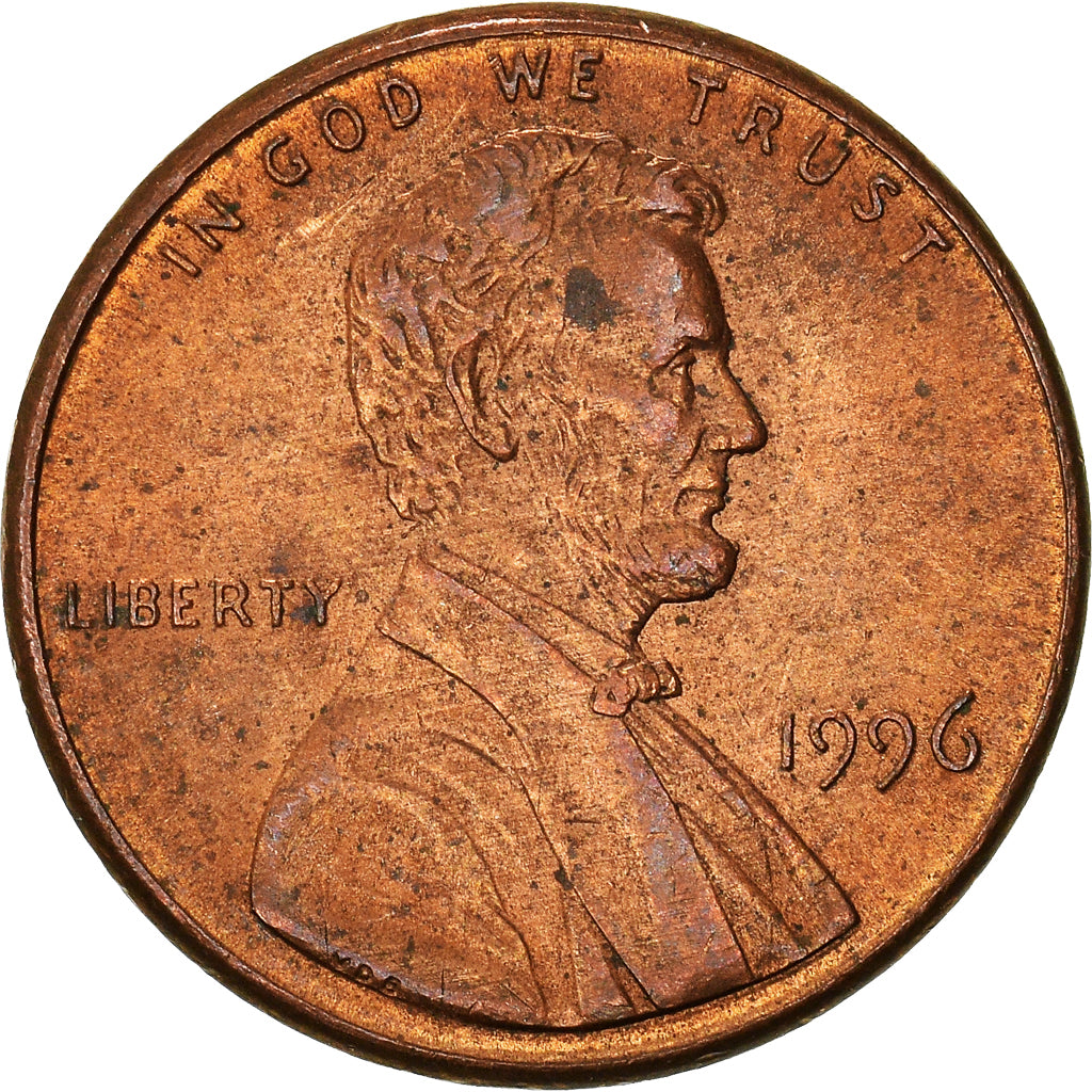 Monnaie, États-Unis, Cent, 1996