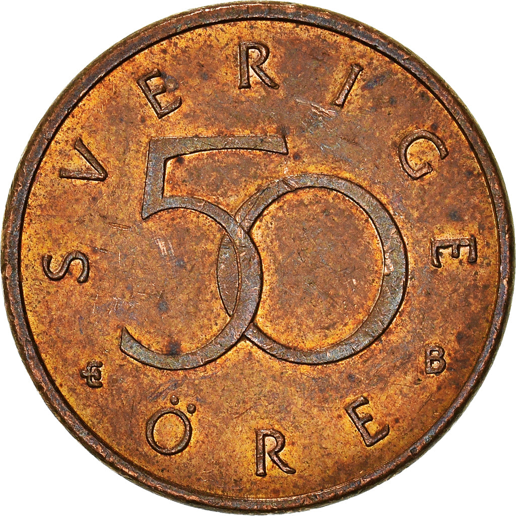 Moneta, Szwecja, 50 Öre, 2002