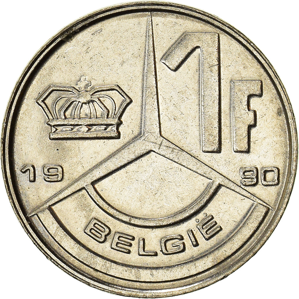 Coin, Belgium, Franc, 1990