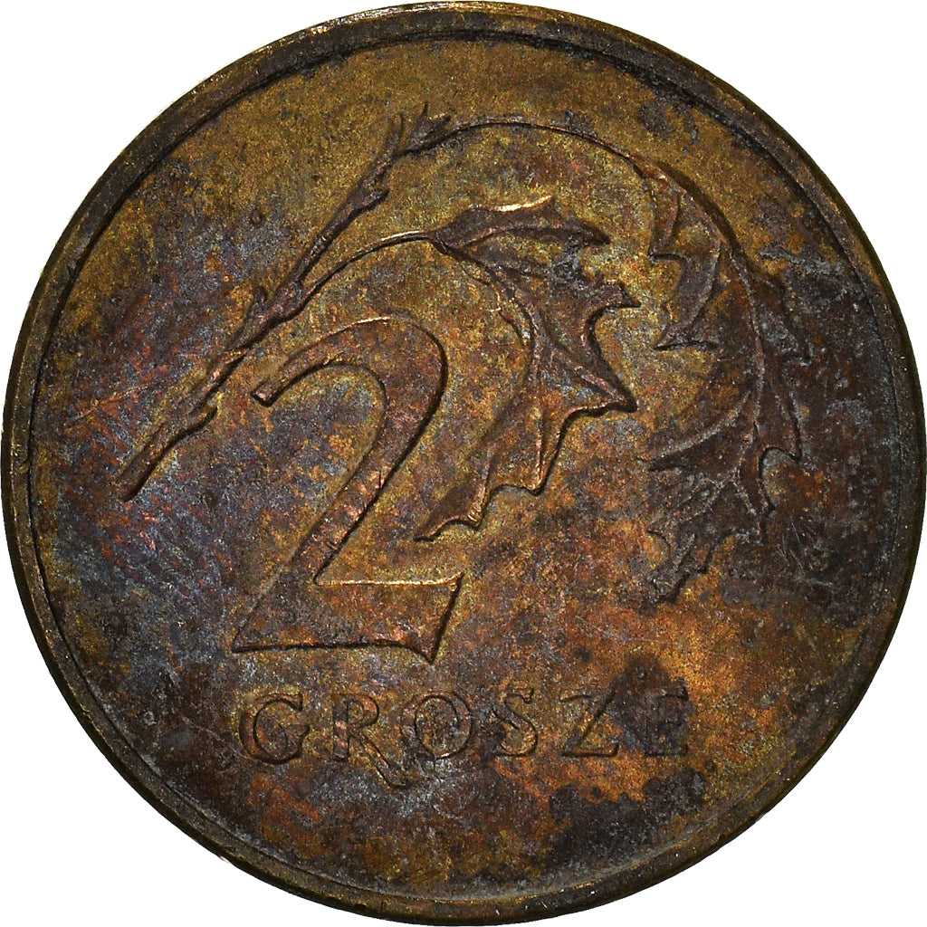 Moneta, Polska, 2 Grosze, 1992