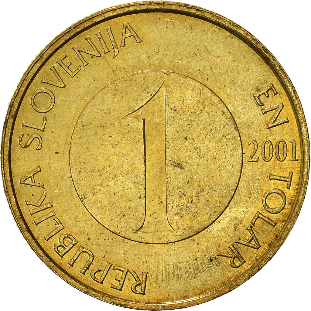 Moeda, Eslovénia, Tolar, 2001